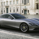 Imagen para el artículo titulado El nuevo Ferrari Roma con un potente motor V8 parece salido de una película de James Bond